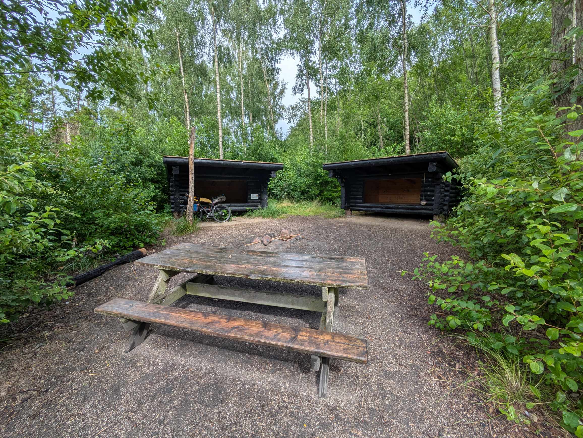 Typischer Shelterplatz