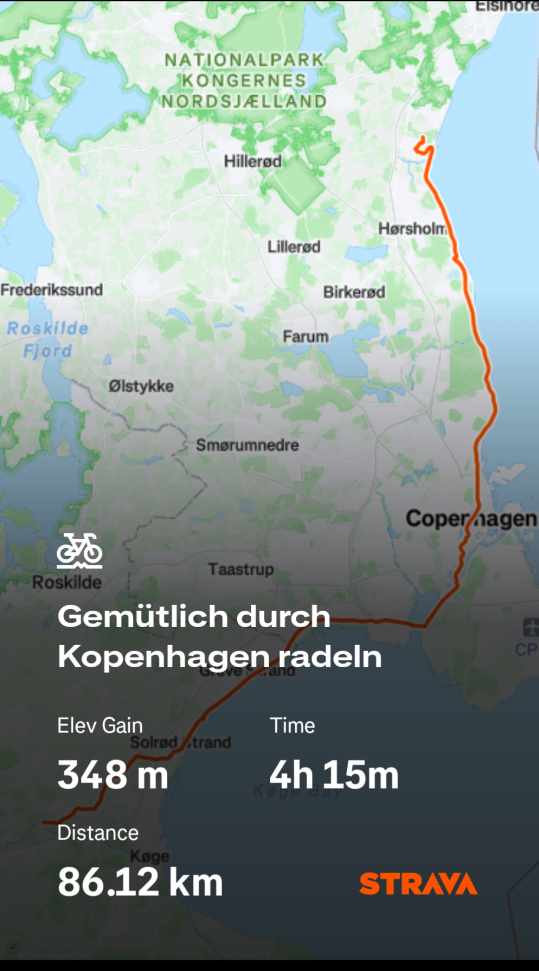 Strava activity
